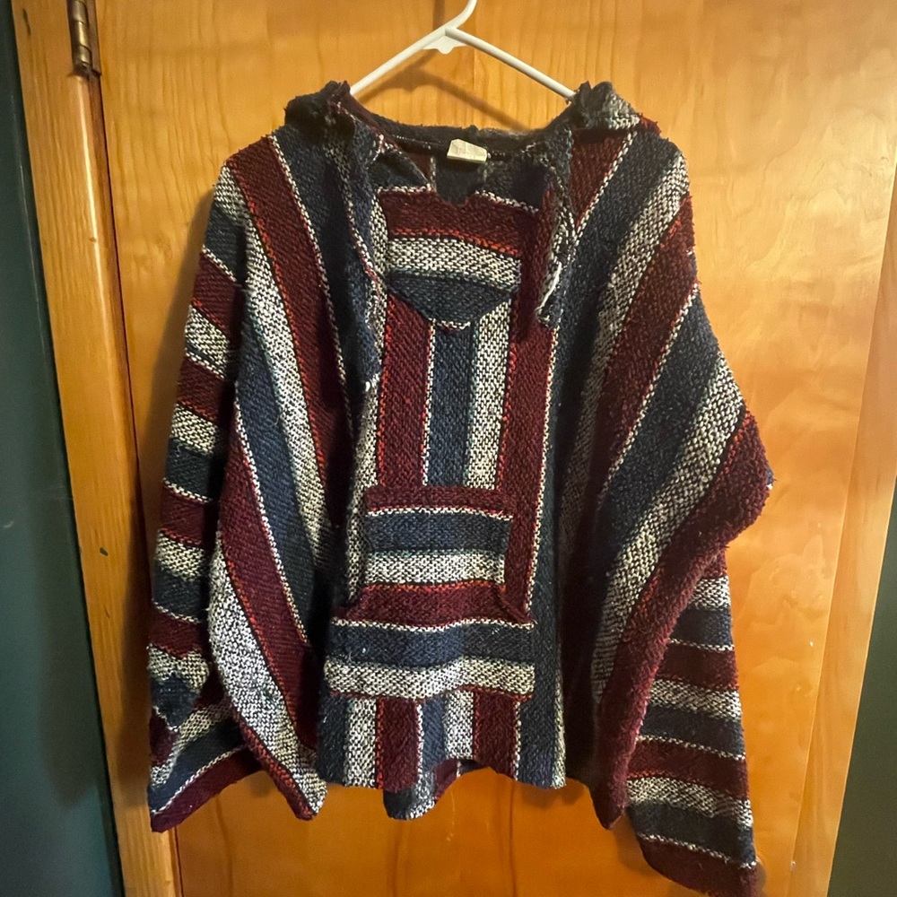 Mexican Weave Hoodie/Pull over size XL